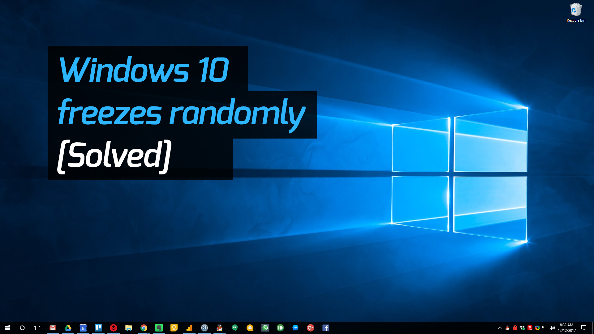 Windows 10 congela a caso [fissare] immagine caratteristica