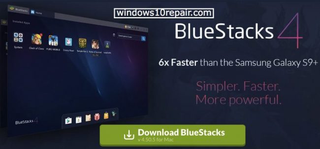 Download Bluestacks for Windows 10 64 bit - Windows10Repair.com